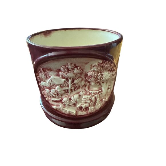 Vintage Hershey Molds Cookie Jar MISSING LID Planter Utensils - Picture 2 of 8